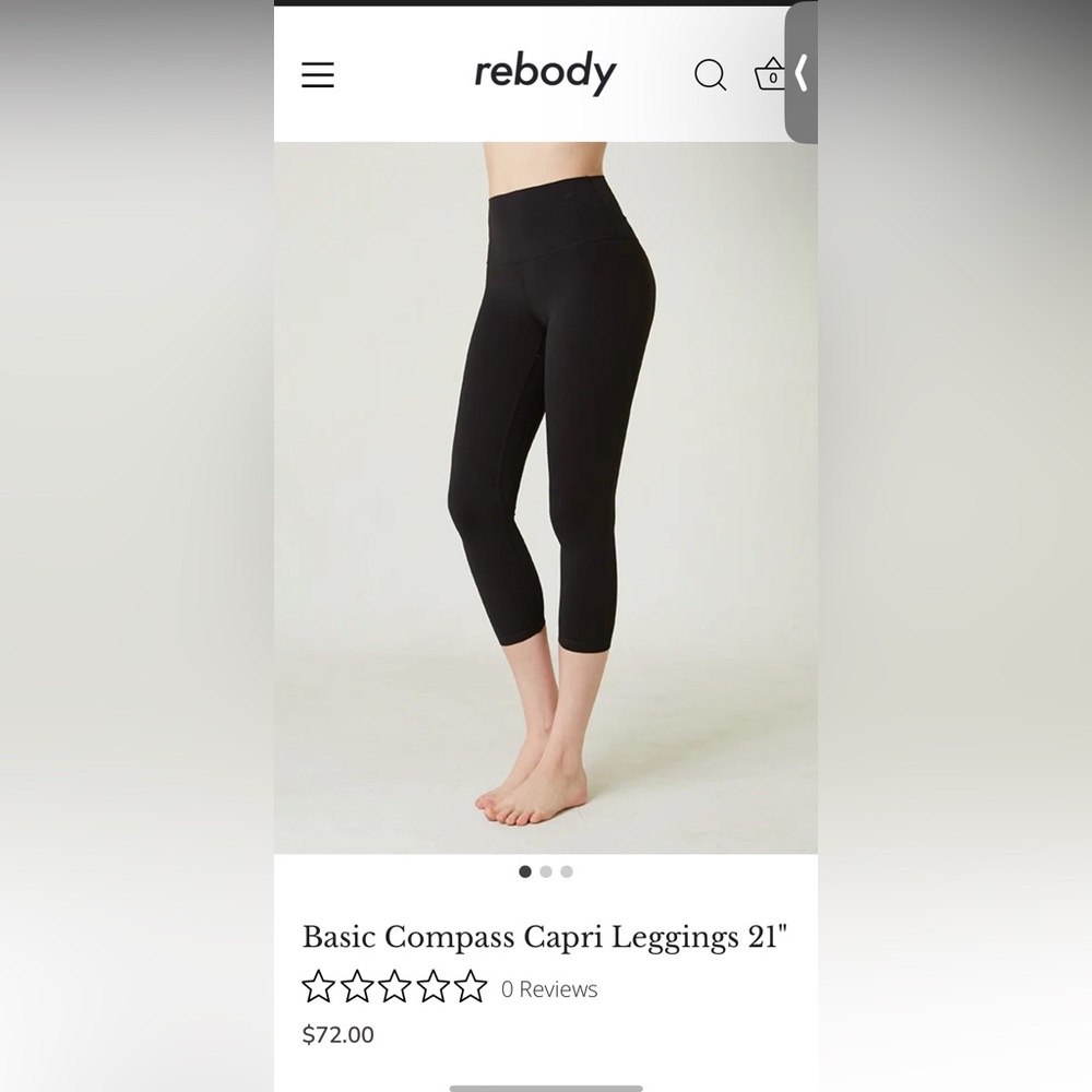 Black Capri legging